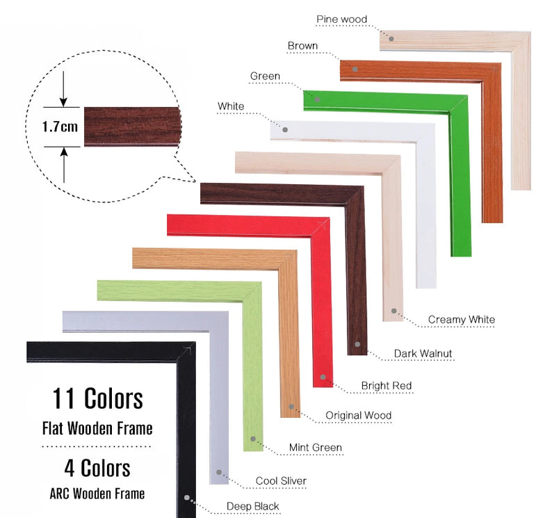 New 30*40cm Blackboard 15 Colors MDF Frame For Chosen A3 Magnetic Chalkboard Dry Erase Bulletin Board Wooden Message Chalk Board
