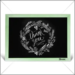 New 30*40cm Blackboard 15 Colors MDF Frame For Chosen A3 Magnetic Chalkboard Dry Erase Bulletin Board Wooden Message Chalk Board