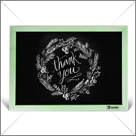 New 30*40cm Blackboard 15 Colors MDF Frame For Chosen A3 Magnetic Chalkboard Dry Erase Bulletin Board Wooden Message Chalk Board