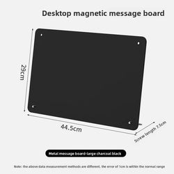 Desktop magnetic large-sized whiteboard, handwritten ironwork sign, coffee shop, standing blackboard billboard