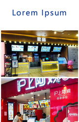 Ultra thin advertising board lightbox wall mounted milk tea shop ordering menu customization price list LED hanging