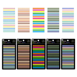 300 Sheets Posted It Transparentes Sticky Notes Self-Adhesive Annotation Read Books Bookmarks Tabs Notepad Aesthetic Stationery