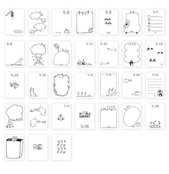 Journal GO 372 sheets 2025 Mini Calendar Note Portable Memo Calendar Student Stationery Delicate Calendar School Office Supplies