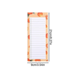 50 Sheets Magnetic Fridge Notepads To-Do List Pad Memo Pad for Grocery Shopping Memos Mini To-do-list Note Paper Pad Reminders