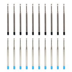 10pcs Ink Pen Point Refill Ballpoint 1mm Medium G2 Refills with Spring