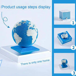3D Earth Memo Pad Calendar 2025 Tear Away Calendar Desk Calendar Time Piece Sticky Notes Calendar Paper Carving Art Decor