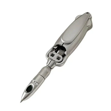 Creative Squid Shaped Folding Ballpoint Pen 0.5mm Black Gel Pen Writing Tools School Student Stationary Office Supplies