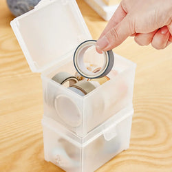 Transparent Idol Photo Storage Case Plastic Kpop Albums Photocards Small Card Collection Organizer Photo Card Holder Box