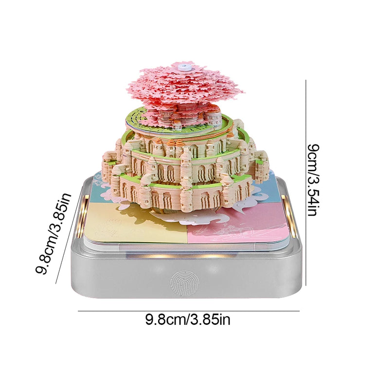 Castl Desk Calendar 2025 Tear-Away 3D Calendar Memo Pad Creative Desk Calendar DIY Notes Notepad 3D Art Calendar Paper