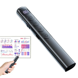 Clicker With Red Pointer 100 Days Standby Wireless Presentation Clicker Ergonomic Class Tool Presentations Supplies