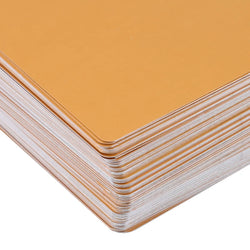 100pcs Multi-color Metal Aluminum Sheet Laser Marking Debugging Engraving Debugging Material Color Aluminums Business Card