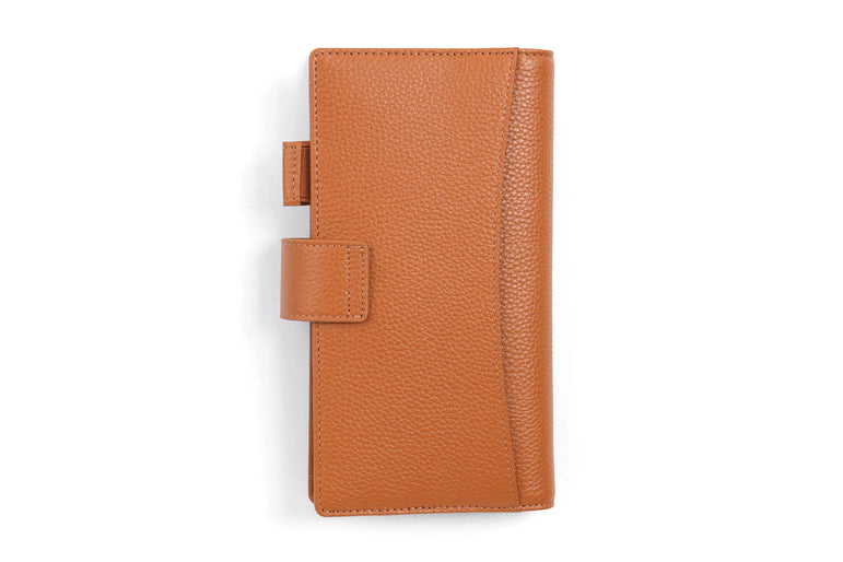 Moterm New Arrivals Weeks Elite Planner Cover for Hobonichi Weeks/ Mega Pebbled Leather Notebook without Large Pocket Organizer