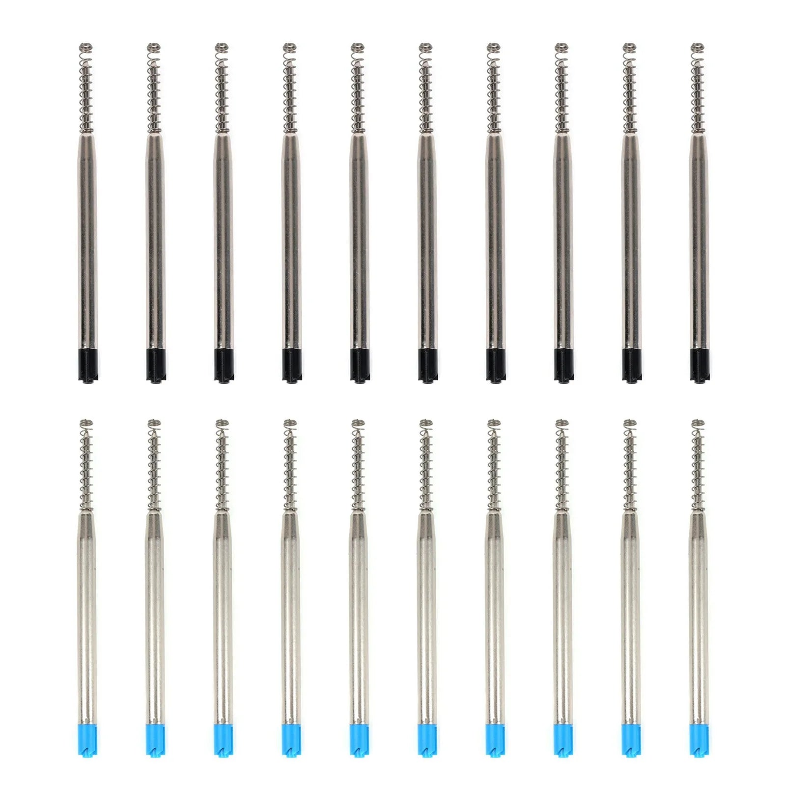 10pcs Ink Pen Point Refill Ballpoint 1mm Medium G2 Refills with Spring