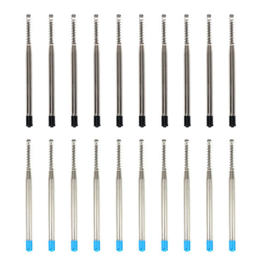 10pcs Ink Pen Point Refill Ballpoint 1mm Medium G2 Refills with Spring
