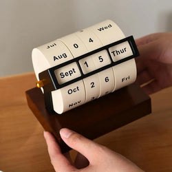 Perpetual Date Calendar 12 Months Weeks Display Perpetual Calendar Tabletop Ornaments Countdown Calendar For Bedroom Cafe