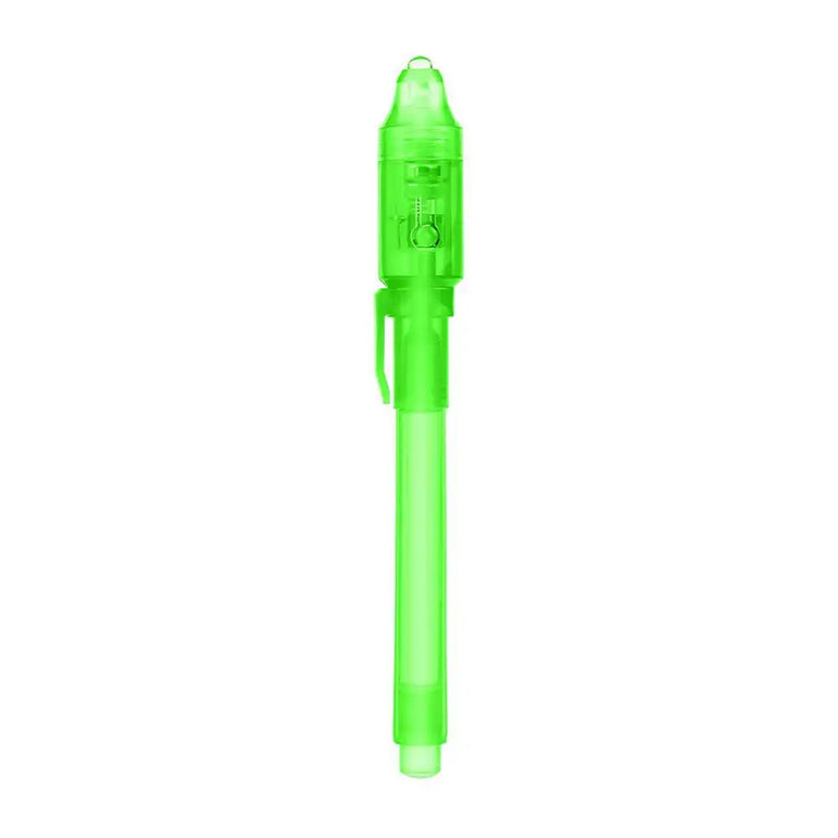 7pcs UV Light Pen Invisible Magic Pencil Secret Fluorescent Pen For Writing Pad Kids Child Drawing Painting Board Safety To Use