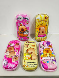 Kawaii 3D multiple anime EVA large-capacity waterproof lightweight student pencil cases, school supplies and stationery bags