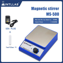 US Plug 3000ml Capacity Magnetic Stirrer With 316 Stainless Steel, Lightweight and Compact, with an Extraordinary Rotation Speed