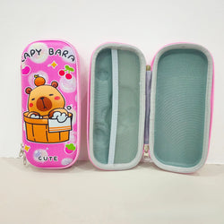 Kawaii 3D multiple anime EVA large-capacity waterproof lightweight student pencil cases, school supplies and stationery bags