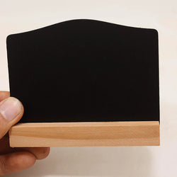 Wooden Double-sided Small Chalkboard Ornaments Home Decoration Hotel Bar Writing Board Double-sided Chalkboard Message Board CRA