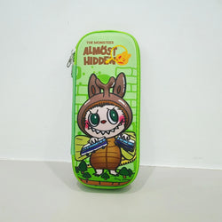 Kawaii 3D multiple anime EVA large-capacity waterproof lightweight student pencil cases, school supplies and stationery bags