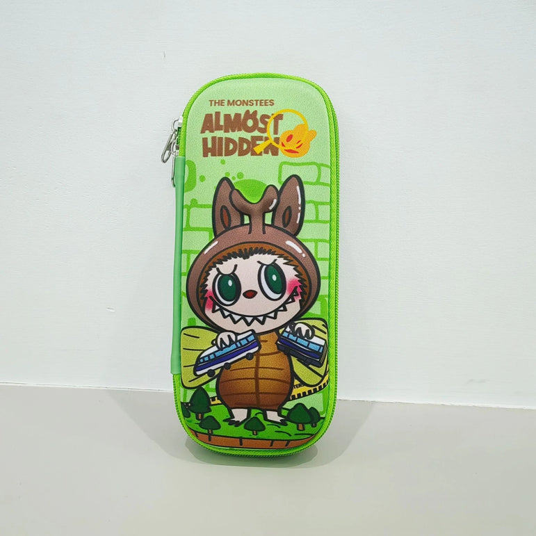 Kawaii 3D multiple anime EVA large-capacity waterproof lightweight student pencil cases, school supplies and stationery bags