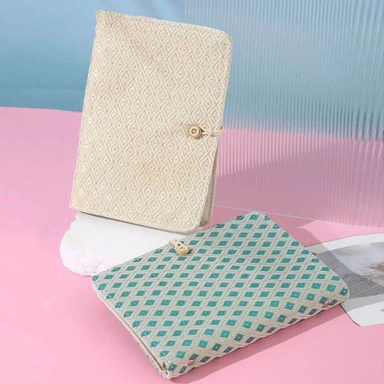 No Inner Page A5/A6 Loose-leaf Book Cover Creative INS Mini Budget Binder Cover 6 Rings 3D Notebook Cover Planner