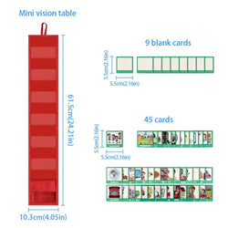 Visual Schedule for Kids Chore Chart Calendar Chart Autism Learning Materials Kids Visual Behavioral Montessori Educational Toys