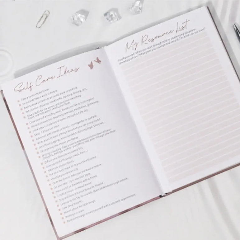 Reflection Journal | Planning Journal Notebook | Gratitude Journal Diary Notebook Punching Schedule Planning Notebook for Women