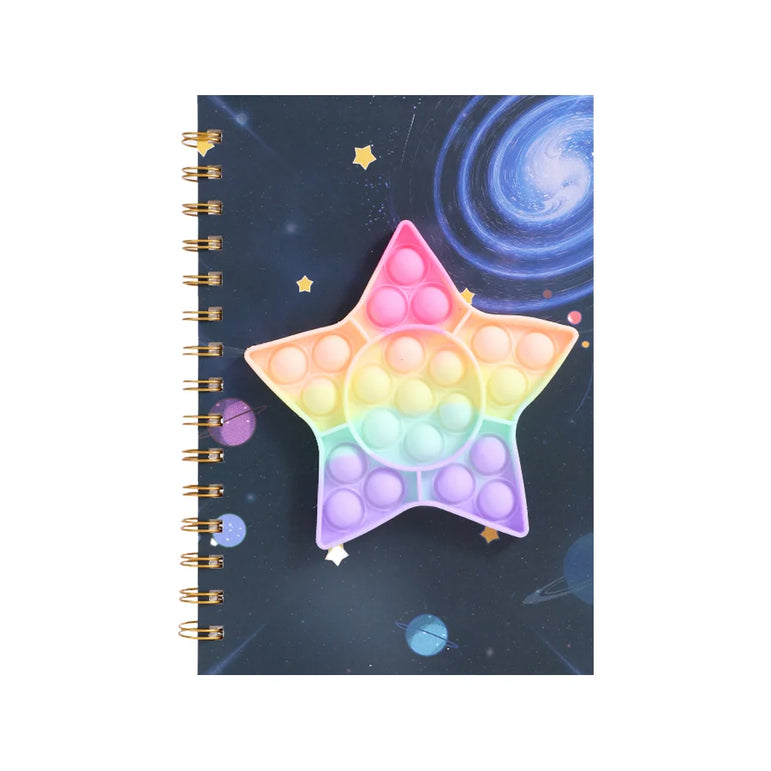 A popular animal food and starry sky Instagram diary, cute notebook planner, 200 page thick version