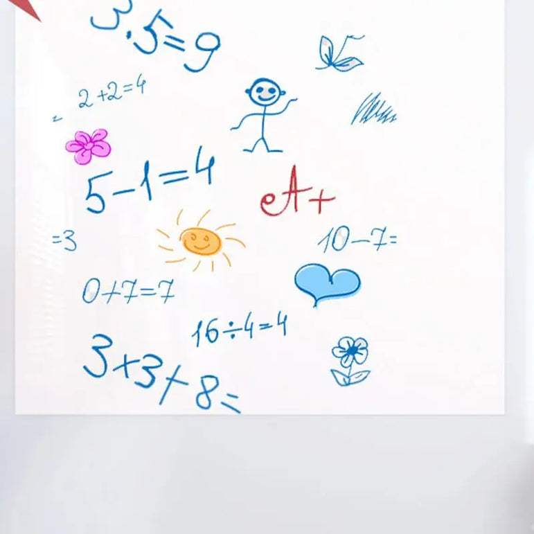 Electrostatic Whiteboard Wall Stickers Removable Children's Household Writing Board No Hurt The Wall Painting Drawing Board