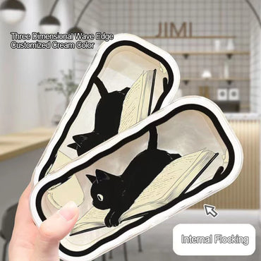 Folding Glasses Case Simple Fashionable Creative Transparent Portable Storage Myopia Glasses Case