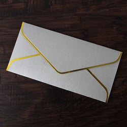 10pcs/set Gold Stamping Envelopes Creative Retro European Business Envelope Letter Paper Envelope Wedding Invitation Gift