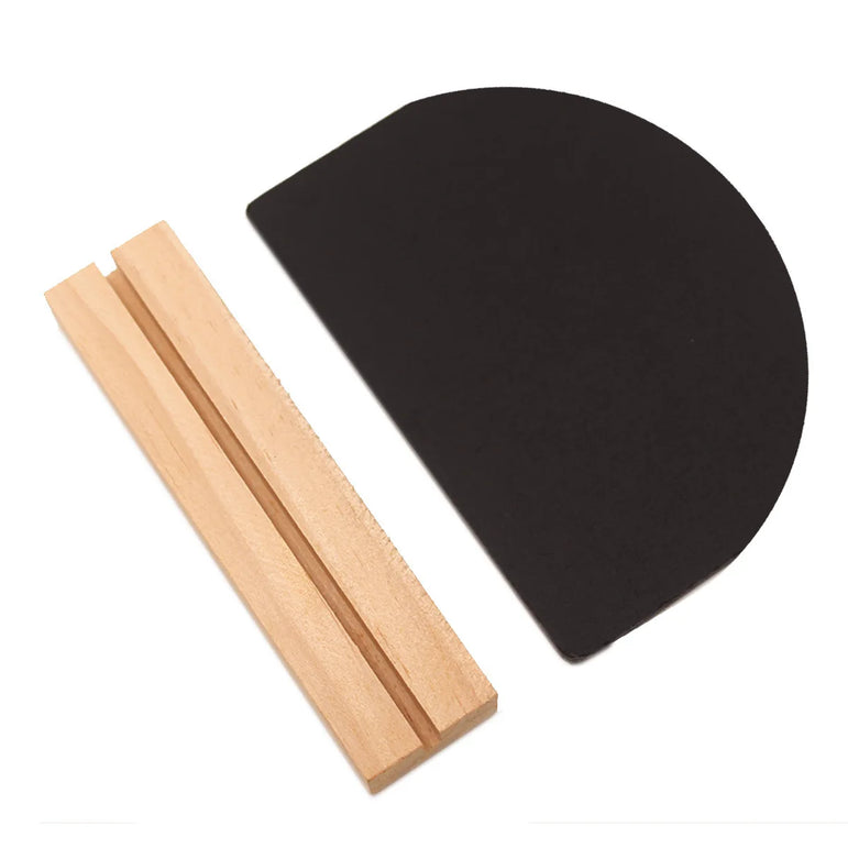 Wooden Double-sided Small Chalkboard Ornaments Home Decoration Hotel Bar Writing Board Double-sided Chalkboard Message Board CRA