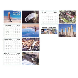 2023 Unique Nature Dick Pics Funny Nature Dicks Pics Wall Calendar Creative WhiteElephant And Secret Santa Gag Gift