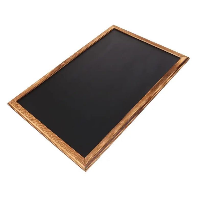 Rectangle Hanging Wooden Message Blackboard Chalkboard Wordpad Sign Kids Board D5QC