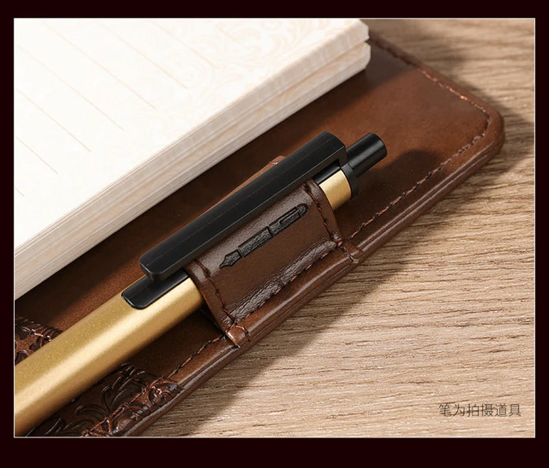 Diary A5 Notebook with Lock Journal Binder Notepad Ring Bullet Note Book Office Agenda Planner Spiral Retro Stationery Organizer