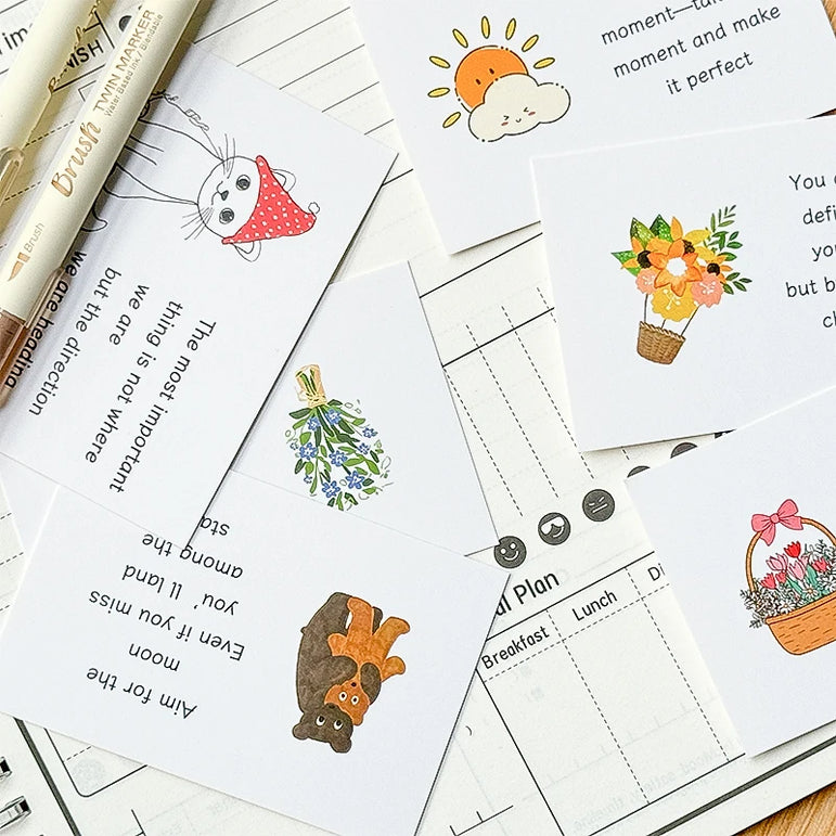 90pcs Inspirational Affirmation CardsMotivational QuotesMotivational InspirationBlessing CardsBirthday GiftsMessage Small Cards