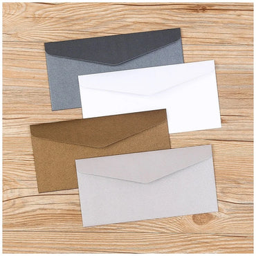 50pcs/lot 22x11cm Envelope High-grade 250g Pearlescent Paper Envelopes for Wedding Invitation Business Supplies Stationery
