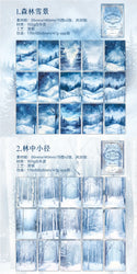 30pcs/lot Memo Pads Material Paper Field Diary Junk Journal Scrapbooking paper Cards Background Decoration stationery