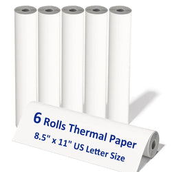 A4 Printing Paper roll Thermal Printer Paper 8.5 X 11 Inch Us Letter Paper Size for M08f M832 Portable Printer