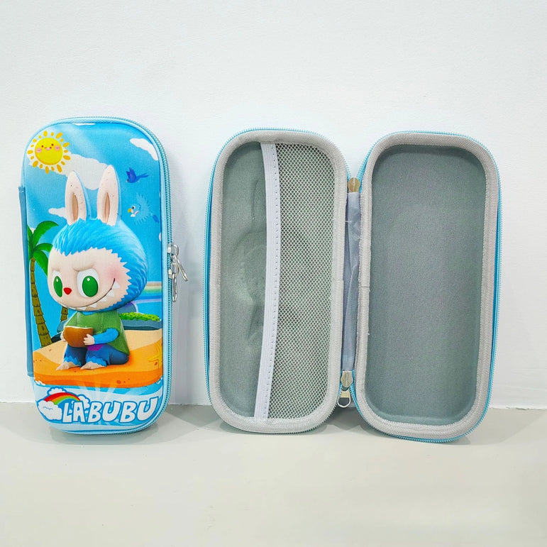 Kawaii 3D multiple anime EVA large-capacity waterproof lightweight student pencil cases, school supplies and stationery bags