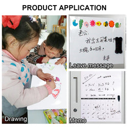 A4/A3 Magnetic Whiteboard Dry Erase White Board Markers Office Home Erasable Flexible Refrigerator Magnet Memo Message Board