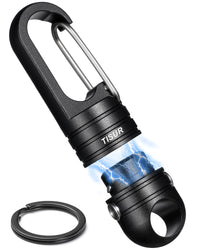Magnetic Quick Release Keychain with Spring Key Clip and Key Ring-2 Button Lock System