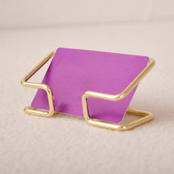 Bview Art Simple fashion display organizer card box iron line business card holder business card holder creative metal