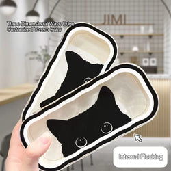 Folding Glasses Case Simple Fashionable Creative Transparent Portable Storage Myopia Glasses Case