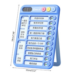 J0PB Portable Chores Chart for Kid, To Do List Checklist Task Board for Daily Plan