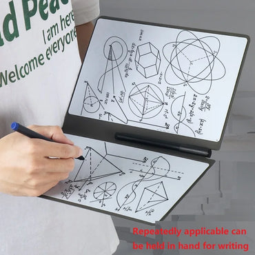 Blackboard A5 Whiteboard Book Sticky Whiteboard Planner Reusable Notebook Set with Whiteboard Pen BBAN01