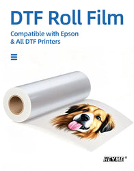 Heyme DTF Film Roll 33cm/40cm/60cm*100m PET Transfer Film Printing For Digital Inkjet For Direct Transfer Film Printing