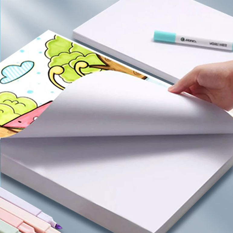 A4 180 230 300G 20/50PCS White Cardboard Paper DIY Handmade Card Thick Watercolor Painting Hand Copy Paperboard Business Card